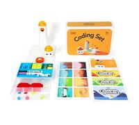 MatataStudio Coding Robot Set for Kids aged 4-10, Programmable Robot Toy Electronic Robotic with DIY Programming Module for Early Physical Programming Learning STEM Educational Toy Back to School Gift
