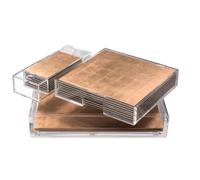 Matbox Clear - Silver Leaf - Matte Gold Posh Trading Company Gold 18 Pack
