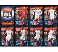 MATCH ATTAX 19/20 LYON FULL 8 CARD TEAM SET - CHAMPIONS LEAGUE