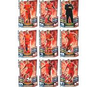 Match Attax 2012/2013 Topps - 17 Base Card TEAM Set - LIVERPOOL