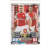 Match Attax 2014 2015 14/15 Duo Trading Card(s) You Select (Wayne Rooney 424) (Chambers & Kosielny Defensive Duo 401)