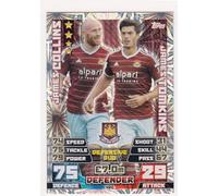 Match Attax 2014 2015 14/15 Duo Trading Card(s) You Select (Wayne Rooney 424) (Collins & Tomkins Defensive Duo 420)
