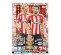 Match Attax 2014 2015 14/15 Duo Trading Card(s) You Select (Wayne Rooney 424) (Larsson & Gomez Midfield Duo 416)