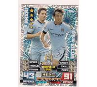 Match Attax 2014 2015 14/15 Duo Trading Card(s) You Select (Wayne Rooney 424) (Nasri & Silva Midfield Duo 410)