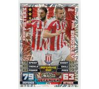 Match Attax 2014 2015 14/15 Duo Trading Card(s) You Select (Wayne Rooney 424) (Pieters & Bardsley Defensive Duo 415)