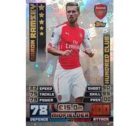 Match Attax 2014/2015 Aaron Ramsey Hundred 100 Club 14/15