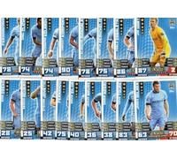 Match Attax 2014/2015 Manchester City 17 Base 14/15 Card Team Set