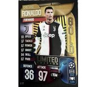 Match Attax 2019/20 Cristiano Ronaldo Gold Limited Edition LE12 Trading Card