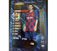 Match Attax 2019 2020 Lionel Messi 100 Club 331 Trading Card