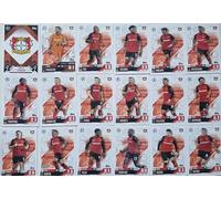 Match Attax 2024 2025 Bayer 04 Leverkusen Full Base Card Team Set