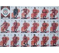 Match Attax 2024 2025 Liverpool Full Base Card Team Set