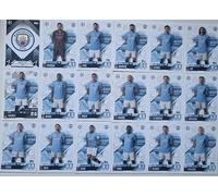 Match Attax 2024 2025 Manchester City Full Base Card Team Set