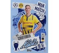 Match Attax 2024 2025 Nico Schlotterbeck Man of The Match Trading Card