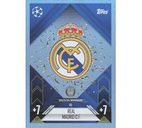 Match Attax 2024 2025 Real Madrid Badge 2023/24 Winner 118 Trading Card