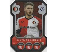 Match Attax 2024 2025 Santiago Gimenez Chrome Pro Elite Trading Card