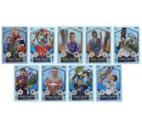Match Attax 2024 25 Full 9 Card Trophy Triumph Trading Card Set