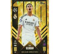 Match Attax 2024 25 Jude Bellingham 100 Club Trading Card