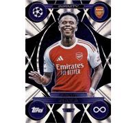 Match Attax 2025 2026 Bukayo Saka Infinity Limited Edition Trading Card
