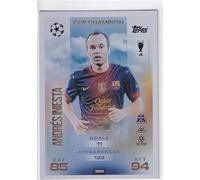Match Attax 2025 2026 Cup Champion Trading Card(s) You Select (Andres Iniesta 350)