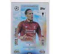 Match Attax 2025 2026 Cup Champion Trading Card(s) You Select (Virgil Van Dyke 343)