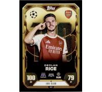 Match Attax 2025 2026 Declan Rice 100 Club Trading Card