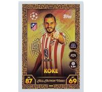 Match Attax 2025 2026 Koke All Action Hero Trading Card
