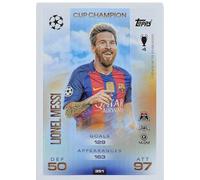 Match Attax 2025 2026 Lionel Messi Cup Champion Trading Card