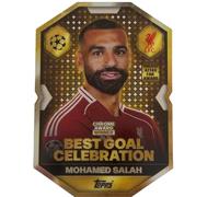 Match Attax 2025 2026 Mo Salah Chrome Award Trading Card