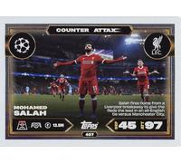 Match Attax 2025 2026 Mohamed Salah Counter Attax Trading Card