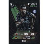 Match Attax 2025 2026 Stealth Strike Trading Card(s) You Select (Denzel Dumfries 456)