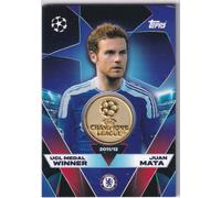 Match Attax 2025 2026 UCL Medal Winner Trading Card(s) You Select (Juan Mata UCLW-JM)