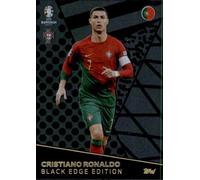 Match Attax Euro 2024 Cristiano Ronaldo Black Edge Edition BE 7 Trading Card