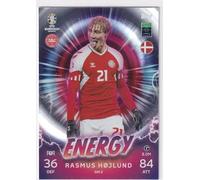 Match Attax Euro 24 Energy Trading Card(s) You Select Trading Card (Rasmus Hojlund GM3)