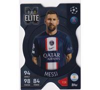 Match Attax Extra 2022 2023 Messi Pro Elite XS 9 Trading Card