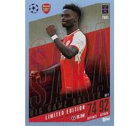 Match Attax Extra 2023 2024 Bukayo Saka Limited Edition Trading Card