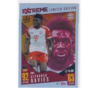 Match Attax Extra 2023 2024 Limited Edition Trading Card(s) Selection (Alphonso Davies Extreme LE 11)