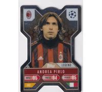 Match Attax Extra 2024 2025 Andrea Pirlo Chrome X Shield CX9 Trading Card
