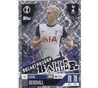 Match Attax Extra 2024 2025 Breakthrough Baller Trading Card(s) You Select (Lucas Bergvall 194)