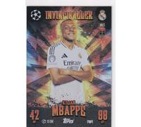Match Attax Extra 2024 2025 Invinciballer Trading Card(s) You Select (Kylian Mbappe INV2)