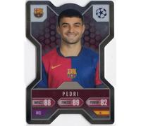 Match Attax Extra 2024 2025 Pedri Chrome X Trading Card