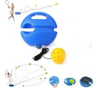 Match Buddy Pickleball Trainer,Rebound Practice Ball with 40 Holes Pickleball Ball,Professional Pickleball Training Aids,Practical Rebound Practice Ball,Pickleball Match Buddy for Solo Training