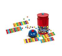 Match Color Bingo Game Set, Fast Bead Grabbing Color Line Board Game with 90 Beads, 6 Code Cards, Bell & Bead Can for Family Group Party, Improve Color Recognition Reaction Speed Hand-Eye Coordination