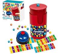 Match Color Bingo Game Set, Fast Bead Grabbing Game,Color Bead Catching Games with 90 ABS Beads, 5 Cards - Improve Color Cognition, Reaction Speed & Hand-Eye Coordination for Family/Party 2-4 Players