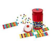 Match Color Bingo Game Set, Fast Bead Grabbing Gamea with 90 Beads & 5 Code Cards, Color Bead Catching Line Games, Improve Color Cognition & Hand-Eye Coordination, for Family Party 2-4 Players