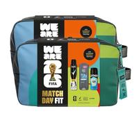 Match Day Fit 3 Piece Men's Grooming Gift Set - 2Pack with Anti-Perspirant Spray, Body Wash and Limited Edition Wash Bag for Him Personal Care Kit Ideal for Travel or Gifting