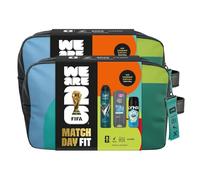 Match Day Fit Men FIFA Grooming Gift Set- 2 Pack, Anti-Perspirant, Body Wash, Body Spray & Limited Edition Wash Bag 3 Piece Toiletry Set for Him Official FIFA Football Gift Box