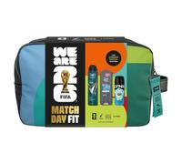 Match Day Fit Men FIFA Grooming Gift Set, Anti-Perspirant, Body Wash, Body Spray & Limited Edition Wash Bag 3 Piece Toiletry Set for Him Official FIFA Football Gift Box