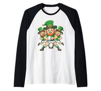 Match Day Mischief Meets St Patricks Weekend Raglan Baseball Tee