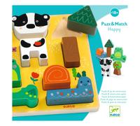 Match Happy 3D Puzzle Multicoloured one size