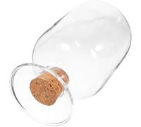 Match Holder,Match Bottle 4Pcs Glass Match Cloche Jar 250Ml Fireplace Bottle Fancy Matches Striker Holder Christmas Display(15.50X9.00X9.00CM)